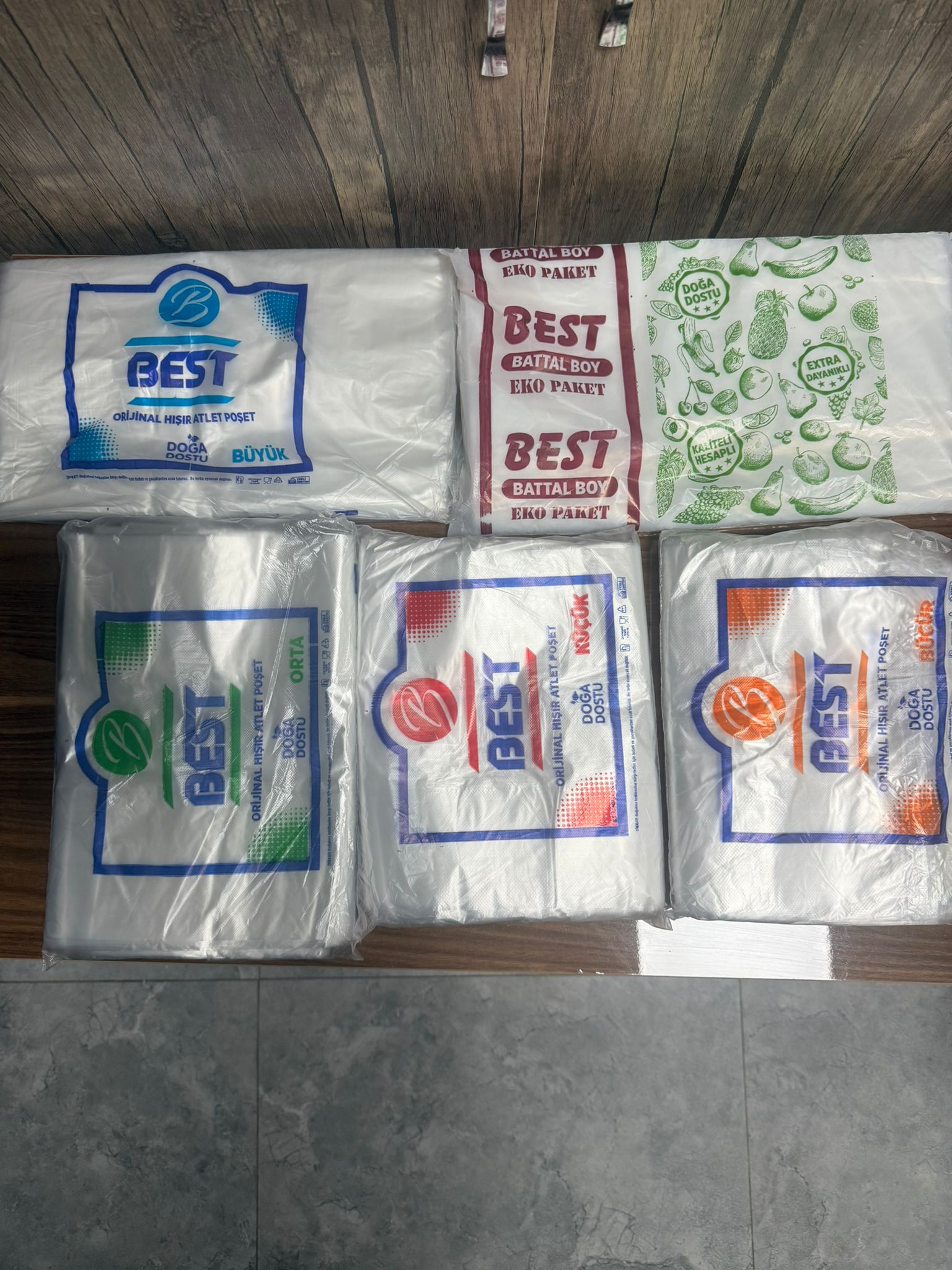 ADETLİ ŞEFFAF BÜCÜR/MİNİ/ORTA/BÜYÜK/BATTAL BOY POŞET ÇEŞİTLERİ
