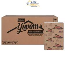KOMİLİ Z KATLI HAVLU 150 Lİ X 12 PAKET
