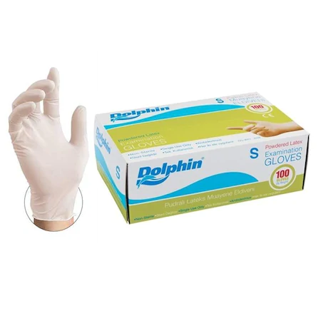 DOLPHİN PUDRALI MUAYENE ELDİVENİ SMALL